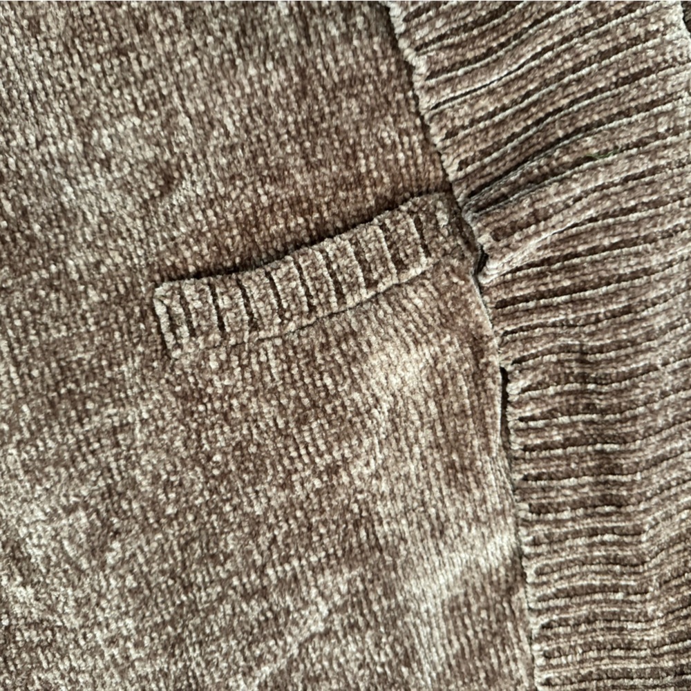 Orvis Brown Chenille Cardigan with front pockets size XXL - Picture 3 of 7